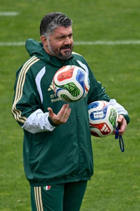 foto IPP lisa guglielmi Coverciano - Firenze 30-03-2026 Raduno della Nazionale di Calcio dell Italia nella foto Gennaro Gattuso (allenatore Italia) italy photo press world copyright italy ITALY  Copyright: xR4924_italyphotopressx