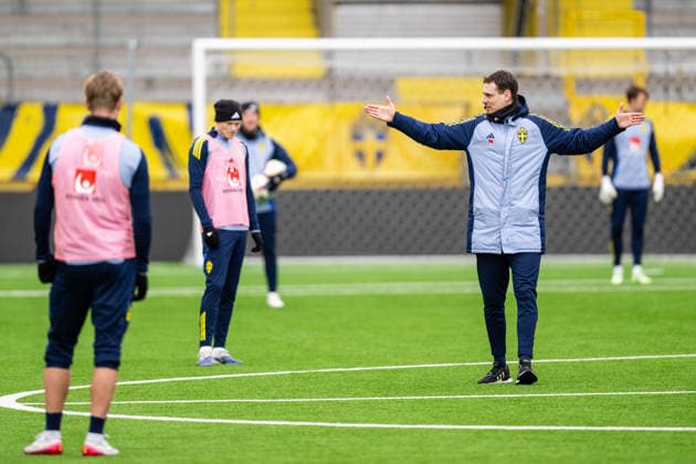 Football, U21, Sweden national team, Training