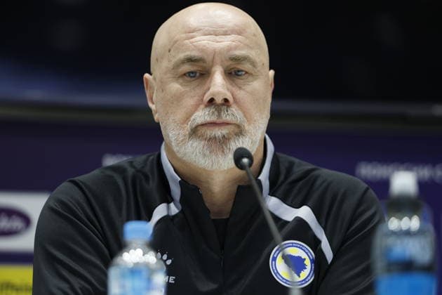 FIFA World Cup, WM, Weltmeisterschaft, Fussball 2026 qualifiers md-1 - Bosnia and Herzegovina Bosnia s head coach Sergej Barbarez attends a press conference, PK, Pressekonferenz in Sarajevo, Bosnia and Herzegovina, 30 March 2026. Bosnia and Herzegovina will face Italy in their FIFA World Cup 2026 European playoff soccer match on 31 March 2026. Sarajevo Bosnia And Herzegovina  Copyright: xAMERxKAJMOVICx