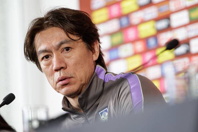 SOCCER - AUT vs KOR, test match VIENNA,AUSTRIA,30.MAR.26 - SOCCER - OEFB international test match, Austria vs South Korea, preview, press conference, PK, Pressekonferenz Team KOR. Image shows head coach Myung-Bo Hong (KOR).  GEPAxpictures xArminxRauthner