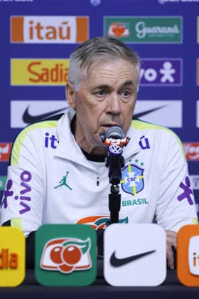 Brazil press conference, PK, Pressekonferenz Orlando, United States of America, March 30th, 2026, Brazil Press Conference, at the Camping World Stadium, Carlo Ancelotti photography by @odysseyimg @guelbergoes Orlando United States of America