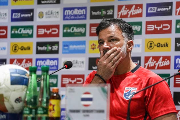 Football, National team Thailand, Press conference