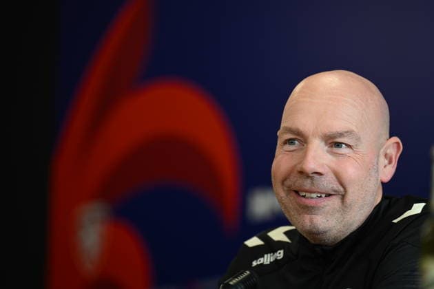 Head coach of Denmark Brian Riemer speaks during the press conference, PK, Pressekonferenz prior to the European playoff final on advancement to World Cup Czechia vs Denmark in Prague, Czech Republic, March 30, 2026. (CTKxPhoto MichalxKamaryt) CTKPhotoP2026033005876  CTKPhotoP2026033005876