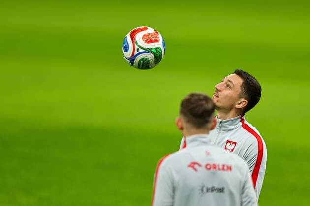 2026.03.30 Stockholm Pilka nozna Kwalifikacje Mistrzostw Swiata 2026 Trening i konferencja prasowa przed Szwecja - Polska N z Bartosz Slisz Foto Pawel Andrachiewicz PressFocus 2026.03.30 Stockholm Football - FIFA World Cup, WM, Weltmeisterschaft, Fussball 2026 Qualifying round Training and press conference, PK, Pressekonferenz before Sweden - Poland Bartosz Slisz Credit: Pawel Andrachiewicz PressFocus NEWSPIX.PL --- newspix.pl POLAND OUT! 