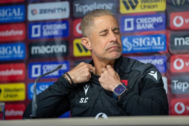 2026.03.30 Walencja pilka nozna Trening i konferencja prasowa przed Ukraina - Albania sezon 2025 2026 N z Sylvio Mendes Campos Junior Foto Gleb Soboliev PressFocus 2026.03.30 Valencia Football - Training and press conference, PK, Pressekonferenz before Ukraine - Albania season 2025 2026 Sylvio Mendes Campos Junior Credit: Gleb Soboliev PressFocus NEWSPIX.PL --- newspix.pl POLAND OUT! 