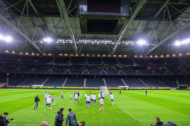 2026.03.30 Stockholm Pilka nozna Kwalifikacje Mistrzostw Swiata 2026 Trening i konferencja prasowa przed Szwecja - Polska N z obiekt sportowy Foto Pawel Andrachiewicz PressFocus 2026.03.30 Stockholm Football - FIFA World Cup, WM, Weltmeisterschaft, Fussball 2026 Qualifying round Training and press conference, PK, Pressekonferenz before Sweden - Poland obiekt sportowy Credit: Pawel Andrachiewicz PressFocus NEWSPIX.PL --- newspix.pl POLAND OUT! 
