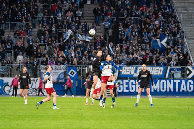 HAMBURG, GERMANY - MARCH 30: Loreen Bender (19 Bayer 04 Leverkusen) during the Google Pixel Frauen-Bundesliga between Hamburger SV and Bayer 04 Leverkusen at Stadion Hoheluft on March 30, 2026 in Hamburg, Germany. (Photo by Qianru Zhang Press Photo) Copyright: xQianruxZhang SPPx Sportspressphoto_SPR121822