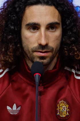 Soccer International Friendly, Länderspiel, Nationalmannschaft md-1 - Spain Player of the Spain national soccer team Marc Cucurella attends a press conference, PK, Pressekonferenz in Barcelona, Spain, 30 March 2026. Spain will face Egypt in their International Friendly soccer match on 31 March. Barcelona Spain  Copyright: xAlbertoxEstevezx