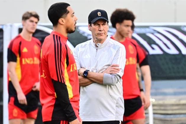 Mexico v Belgium - FIFA World Cup, WM, Weltmeisterschaft, Fussball Stage Media Activities 30 03 2026 CHICAGO, UNITED STATES - MARCH 30 : Garcia Rudi head coach of Belgium pictured during a training session ahead of the friendly game between Mexico and Belgium as part of a pre-World Cup 2026 training camp on March 30, 2026 in Chicago, United States, 30 03 2026 Chicago United States  Copyright: xVincentxKalutx-xPeterxDexVoechtx