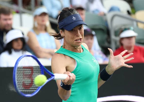 March 31, 2026, Charleston, South Carolina, USA: AJLA TOMLJANOVIC of Australia during the match against D. Vekic of Croatia in first round of tennis tournament WTA, Tennis Damen 500 Charleston Open. Tomljanovic lost 6:3, 1:6, 4:6. Charleston USA - ZUMAc278 20260331_zsp_c278_005 Copyright: xMarcinxCholewinskix