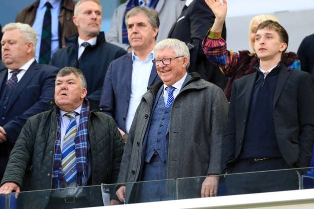 31st March 2026; Hill Dickinson Stadium, Liverpool, Friendly International Football, Ivory Coast versus Scotland; Sir Alex Ferguson looks on from the stands DavidxBlunsden
