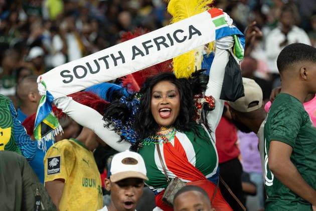 Soccer International Friendly, Länderspiel, Nationalmannschaft Panama v South Africa in Cape Town, South Africa South Africa supporters react during the international friendly soccer match between Panama and South Africa at DHL Stadium in Cape Town, South Africa on March 31, 2026. Cape Town South Africa  Copyright: xMatrixxImagesx xNicxBothmax