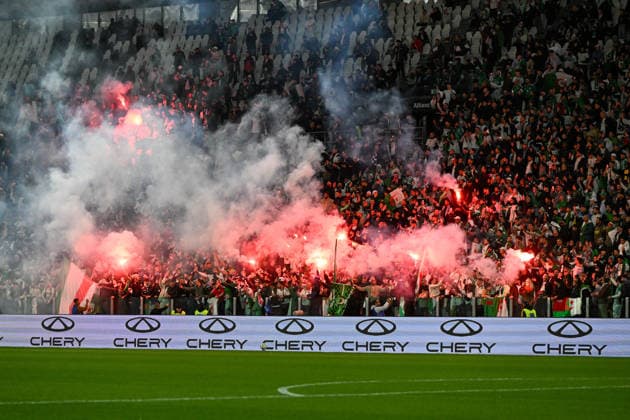 AlgeriaÕs supporters during the friendly soccer match between Algeria and Uruguay at the Allianz Stadium in Turin, Italy - Tuesday, March 31, 2026. - Soccer .  Copyright: xTanoxPecoraro LaPressex