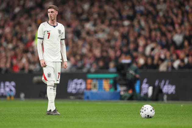 England gegen Japan 31. März 2026, London Internationales Freundschaftsspiel Fußball England gegen Japan Cole Palmer von England Foto Charlotte Wilson Abseits London UK  Copyright: xCharlottexWilsonx xOffsidexOffside