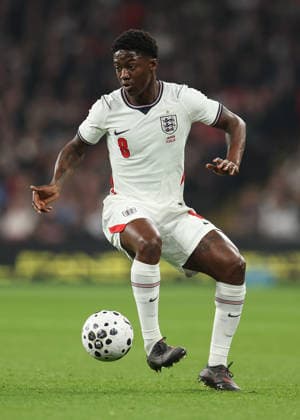 England gegen Japan 31. März 2026, London Internationales Freundschaftsspiel Fußball England gegen Japan Kobbie Mainoo von England Foto Charlotte Wilson Abseits London UK  Copyright: xCharlottexWilsonx xOffsidexOffside
