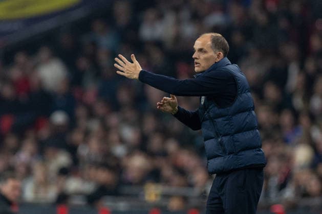 Football - International Friendly, Länderspiel, Nationalmannschaft - England v Japan LONDON, ENGLAND - Tuesday, March 31, 2026: England s head coach Thomas Tuchel during an International Friendly match between England and Japan at Wembley Stadium. (Photo by David Rawcliffe Propaganda) LONDON Wembley Stadium GREATER LONDON ENGLAND  Copyright: xDavidxRawcliffex P2026-03-31-England_Japan-38