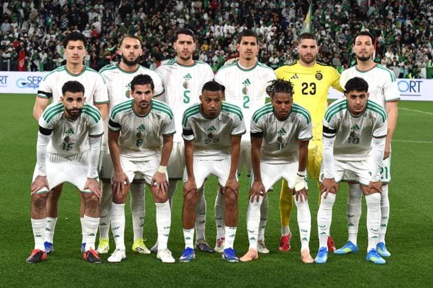 Foto IPP Massimo Rana Torino 31-03-2026 Calcio Gara Amichevole in preparazione ai mondiali 2026 Algeria-Uruguay nella foto algeria formazione Italy Photo Press - World Copyright italy ITALY  Copyright: xR4924_italyphotopressx