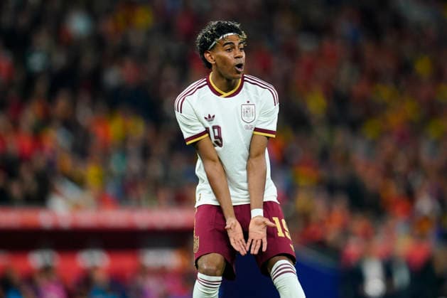 ESP: Spain v Egypt. Friendly Match Lamine Gamal of Spain during the friendly match between Spain and Egypt played at RCDE Stadium on March 31, 2026 in Barcelona, Spain. kpng Copyright: xSergioxRuizx xPRESSINPHOTOx PS_260331_ESP_EGY_011