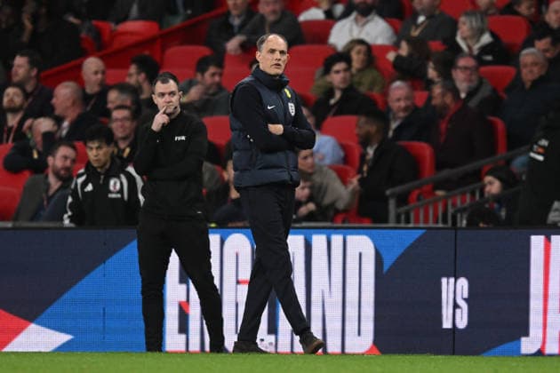 England v Japan, Friendly England head coach Thomas Tuchel during the Friendly match between England and Japan at Wembley Stadium, London, UK on 31 March 2026. London Wembley Stadium Greater London UK Editorial use only , Copyright: xGrahamxHuntx PSI-23978-0102