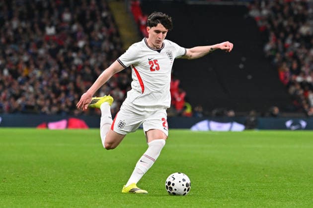 England v Japan, Friendly Tino Livramento of England on the attack during the Friendly match between England and Japan at Wembley Stadium, London, UK on 31 March 2026. London Wembley Stadium Greater London UK Editorial use only , Copyright: xGrahamxHuntx PSI-23978-0110