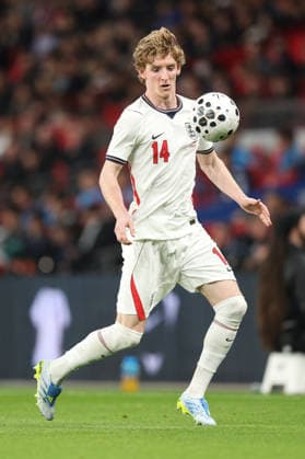 England gegen Japan 31. März 2026, London Internationales Freundschaftsspiel Fußball England gegen Japan Anthony Gordon von England Foto Charlotte Wilson Abseits London UK  Copyright: xCharlottexWilsonx xOffsidexOffside