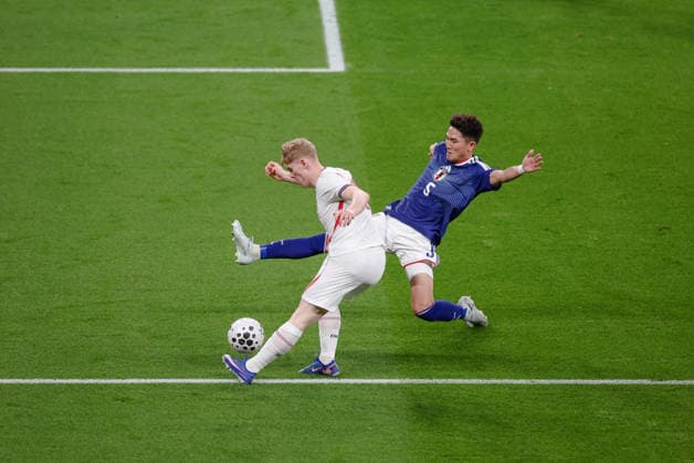 International Friendly, Länderspiel, Nationalmannschaft England v Japan Wembley Stadium 31.03.2026 24.03.2025 Lewis Hall of England and Tsuyoshi Watanabe of Japan International Friendly England v Japan Wembley Stadium 31.03.2026 Photograph By Marc Aspland The Times  Copyright: xMarcxAsplandx NINTCHDBPICT001070713674
