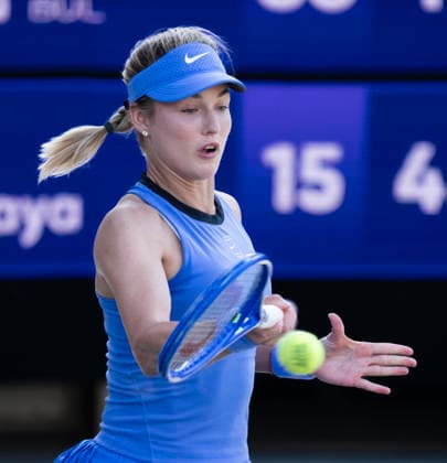April 1, 2026: Viktoriya Tomova (BUL) loses to Anna Kalinskaya (RUS) 6-2, 6-4, at the Credit One Charleston Open being played at Credit One Staduim in Charleston, South Carolina, {USA} Ã‚ Tennisclix Charleston USA - ZUMAc04_ 20260401_zma_c04_004 Copyright: xLesliexBillmanx