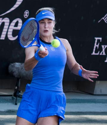 April 1, 2026: Viktoriya Tomova (BUL) loses to Anna Kalinskaya (RUS) 6-2, 6-4, at the Credit One Charleston Open being played at Credit One Staduim in Charleston, South Carolina, {USA} Ã‚ Tennisclix Charleston USA - ZUMAc04_ 20260401_zma_c04_015 Copyright: xLesliexBillmanx