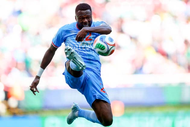 FIFA World Cup, WM, Weltmeisterschaft, Fussball 2026 play-off tournament - DR Congo vs Jamaica Chancel Mbemba of DR Congo controls the ball during the 2026 FIFA World Cup playoff soccer match between the Democratic Republic of the Congo and Jamaica, in Guadalajara, Mexico, 31 March 2026. GUADALAJARA Mexico  Copyright: xFRANCISCOxGUASCOx