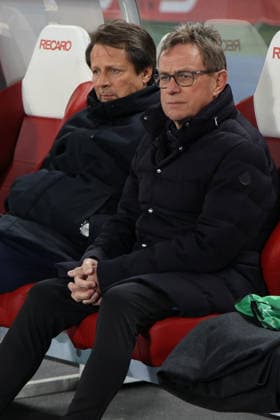 Austria vs South Korea International Football Match, 31 03 2026 VIENNA, AUSTRIA, 27 MAR 26 SOCCER OEFB international test match, Austria vs South Korea The image shows OEFB sport director Peter Schoettel and Teamchef Ralf Rangnick AUT Copyright: xBEAUTIFULxSPORTS Rainerx