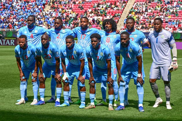 DR CONGO VS JAMAICA - FIFA World Cup, WM, Weltmeisterschaft, Fussball 2026 PLAY-OFF TOURNAMENT - MARCH 31, 2026 ZAPOPAN, JALISCO, MEXICO. March 31st: Congo DR team pose during the FIFA World Cup 2026 play-off tournament match between DR Congo and Jamaica, held at Akron Stadium in Zapopan, Jalisco, Mexico. (PHOTO BY SANDRA BAUTISTA IMAGO IMAGES STRAFFON IMAGES MANDATORY CREDIT EDITORIAL USE Copyright: xSANDRAxBAUTISTAx
