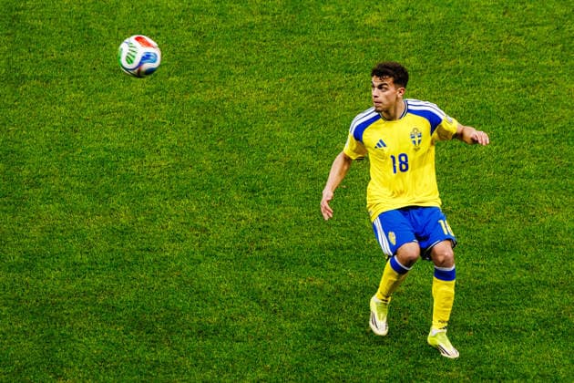 260331 Yasin Ayari of Sweden during the FIFA World Cup, WM, Weltmeisterschaft, Fussball Qualifier play-off final football match between Sweden and Poland on March 31, 2026 in Stockholm. Photo: Kenta Jönsson BILDBYRAN COP 210 JM0814 bbeng fotboll football soccer fotball vm-kval fifa world cup qualifier playoff play-off final sverige sweden sverige a polen poland *** 260331 Yasin Ayari of Sweden during the FIFA World Cup Qualifier play off final football match between Sweden and Poland on March 31, 2026 in Stockholm Photo Kenta Jönsson BILDBYRAN COP 210 JM0814 bbeng fotboll football soccer fotball vm kval fifa world cup qualifier playoff play off final sverige sweden sverige a polen poland  Copyright: KENTAxJÖNSSON BB260331KJ113