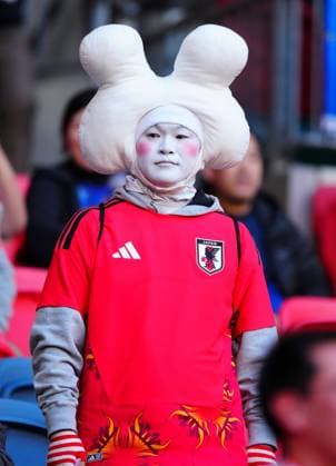 A Japan fan England v Japan, International Football, Friendly, Football, Wembley Stadium, London, UK - 31 Mar 2026London Wembley Stadium United Kingdom EDITORIAL USE ONLY No use with unauthorised audio, video, data, fixture lists, club league logos or live services. Online in-match use limited to 120 images, no video emulation. No use in betting, games or single club league player publications. Copyright: xJavierxGarcia Shutterstockx 16808984ht