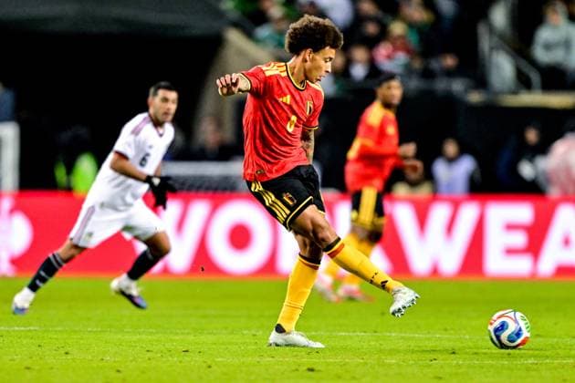 Fußball, Länderspiel, Mexiko - Belgien Belgium s Axel Witsel pictured during a friendly soccer game between the Mexican national team, Nationalteam and Belgian national soccer team Red Devils in Chicago, on Wednesday 01 April 2026, in preparation for the 2026 World Cup. DIRKxWAEM  x169476893x