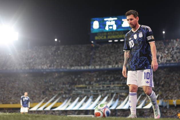 International Soccer Friendly - Argentina vs Zambia Lionel Messi of Argentina reacts during the International Friendly, Länderspiel, Nationalmannschaft soccer match between Argentina and Zambia in Buenos Aires, Argentina, 31 March 2026. Buenos Aires Argentina  Copyright: xJUANxIGNACIOxRONCORONIx