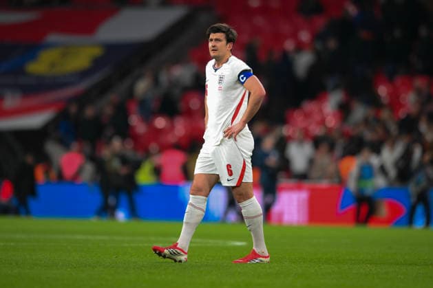 England v Japan International Friendly, Länderspiel, Nationalmannschaft Harry Maguire of England looks on during the International Friendly match at Wembley Stadium, London 31 03 2026 UK Newspapers OUT Copyright: xMalcolmxFellx FIL-23206-0090