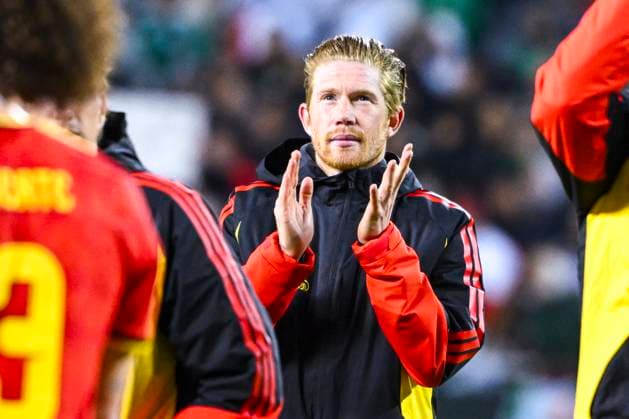 Fußball, Länderspiel, Mexiko - Belgien Mexico v Belgium - FIFA World Cup, WM, Weltmeisterschaft, Fussball Stage CHICAGO, UNITED STATES - MARCH 31 : De Bruyne Kevin midfielder of Belgium after the game during the friendly game between Mexico and Belgium as part of a pre-World Cup 2026 training camp on March 31, 2026 in Chicago, United States, 31 03 2026 Chicago United States  Copyright: xVincentxKalutx