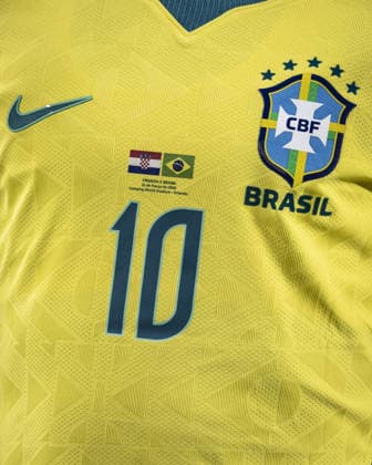 ORLANDO, FLORIDA - MARCH 31: Detail of Shirt, Vinicius Junior during the International Friendly, Länderspiel, Nationalmannschaft match between Brazil and Croatia at Camping World Stadium on March 31, 2026 in Orlando, Florida. (Photo by Ricardo Nogueira Sports Press Photo )  Copyright: xRicardoxNogueirax xSportsxPressxPhotox Sportspressphoto_SPR122415