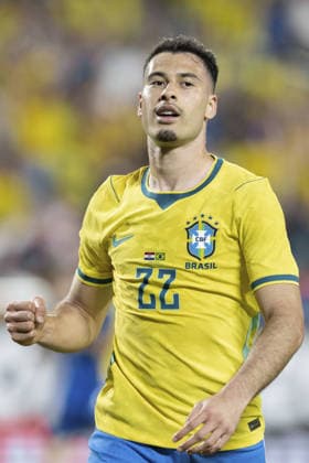 ORLANDO, FLORIDA - MARCH 31: Gabriel Martinelli of Brazil celebrates after scoring the team s third goal during the International Friendly, Länderspiel, Nationalmannschaft match between Brazil and Croatia at Camping World Stadium on March 31, 2026 in Orlando, Florida. (Photo by Richard Callis Sports Press Photo )  Copyright: xRichardxCallis SportsxPressxPhotox Sportspressphoto_SPR122479