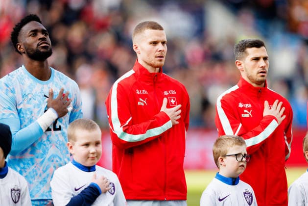 Norway v Switzerland, football friendly, Oslo, Norway Oslo, Norway. 31st, March 2026. Nico Elvedi of Switzerland seen during the football friendly between Norway and Switzerland at Ullevaal Stadion in Oslo. Norway, Oslo  Copyright: xGonzalesxPhoto KetilxMartinsenx