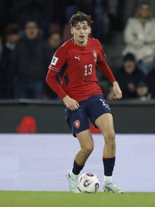 The final match of the World Cup qualification play-off Czechia against Denmark, in Prague, Czech Republic, on March 31, 2026. Mojmir Chytil (CZE). (CTKxPhoto PavelxLebeda) CTKPhotoF202604010008201  CTKPhotoF202604010008201