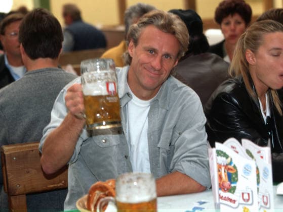 Björn Rune Borg, a Swedish tennis player and former world number one, is an 11-time Grand Slam champion. During the Oktoberfest in Munich. 