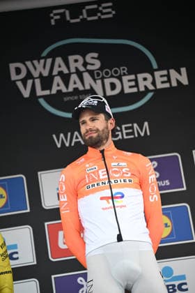 01-04-2026 Dwars Door Vlaanderen; 2026, Ineos Grenadiers; Ganna, Filippo; Waregem; 