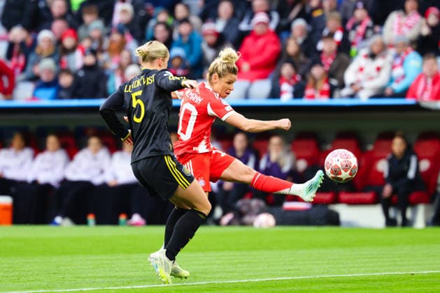 Football, Women, CL, FC Bayern Munich - Manchester United