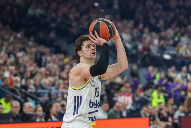 Tarik Biberovic Fenerbahce Beko Istanbul, 13 , GER, FC Bayern Basketball vs Fenerbahce Beko Istanbul, Basketball, Euroleague, 35 Matchday, Season 2025 2026, 01 04 2026, GER, FC Bayern Basketball vs Fenerbahce Beko Istanbul, Basketball, Euroleague, 35 Matchday, Season 2025 2026, 01 04 2026 Munich Copyright: xEibner-Pressefoto JennixMaulx EP_JML