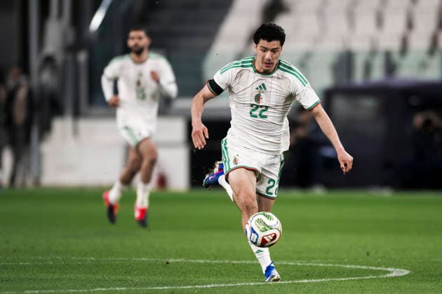 Algeria v Uruguay - Friendly Ibrahim Maza of Algeria in action during the friendly football match between Algeria and Uruguay. Turin Italy Copyright: xNicolòxCampox