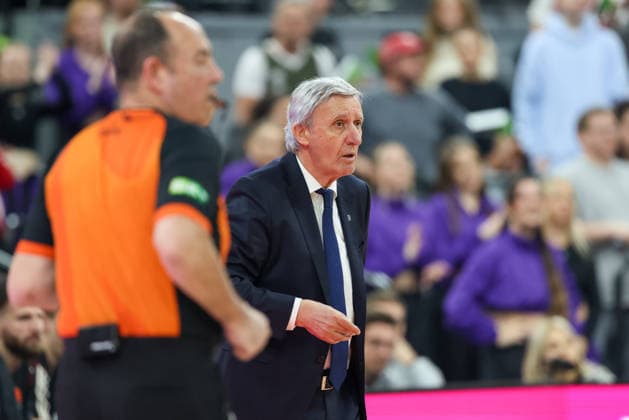 Svetislav Pesic FC Bayern Basketball, Head Coach , GER, FC Bayern Basketball vs Fenerbahce Beko Istanbul, Basketball, Euroleague, 35 Matchday, Season 2025 2026, 01 04 2026, GER, FC Bayern Basketball vs Fenerbahce Beko Istanbul, Basketball, Euroleague, 35 Matchday, Season 2025 2026, 01 04 2026 Munich Copyright: xEibner-Pressefoto JennixMaulx EP_JML
