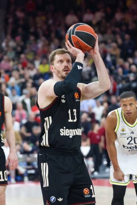 Andreas Obst FC Bayern Basketball, 13 , GER, FC Bayern Basketball vs Fenerbahce Beko Istanbul, Basketball, Euroleague, 35 Matchday, Season 2025 2026, 01 04 2026, GER, FC Bayern Basketball vs Fenerbahce Beko Istanbul, Basketball, Euroleague, 35 Matchday, Season 2025 2026, 01 04 2026 Munich Copyright: xEibner-Pressefoto JennixMaulx EP_JML
