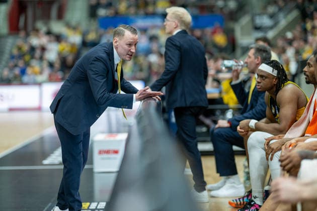 Mikko Riipinen MHP RIESEN Ludwigsburg, Head Coach , GER, MHP RIESEN Ludwigsburg vs Niners Chemnitz, Basketball Bundesliga, easycredit BBL, Matchday 27, Season 2025 2026, 01 04 2026, GER, MHP RIESEN Ludwigsburg vs Niners Chemnitz, Basketball Bundesliga, easycredit BBL, Matchday 27, Season 2025 2026, 01 04 2026 Ludwigsburg Copyright: xEibner-Pressefoto SaschaxWaltherx EP_EER