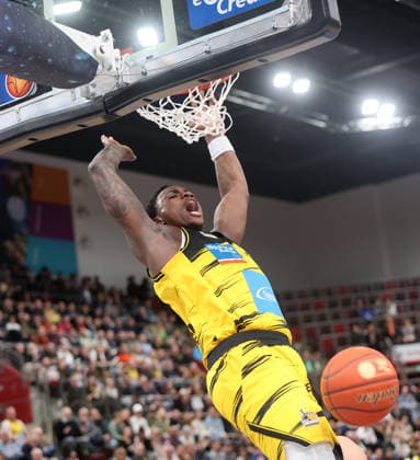 Ludwigsburg , easyCredit Basketball Bundesliga MHP Riesen Ludwigsburg vs Niners Chemnitz , Babacar Sane Riesen